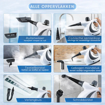 AquaVera™ SteamMaster – Ultieme stoomreiniger voor een vlekkeloos en gezond huis