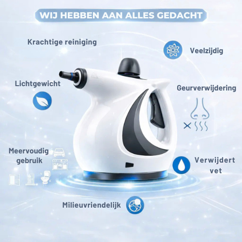 AquaVera™ SteamMaster – Ultieme stoomreiniger voor een vlekkeloos en gezond huis
